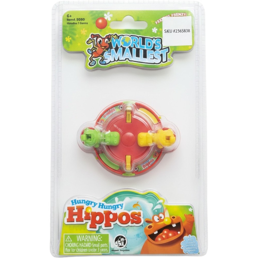 Worlds Smallest Hungry Hungry Hippos Miniature Game Retro Toy 5080 New